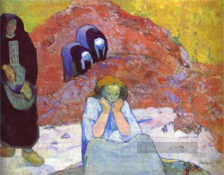 Ernten der Trauben bei Arles misères humaines Beitrag Impressionismus Primitivismus Paul Gauguin Ölgemälde